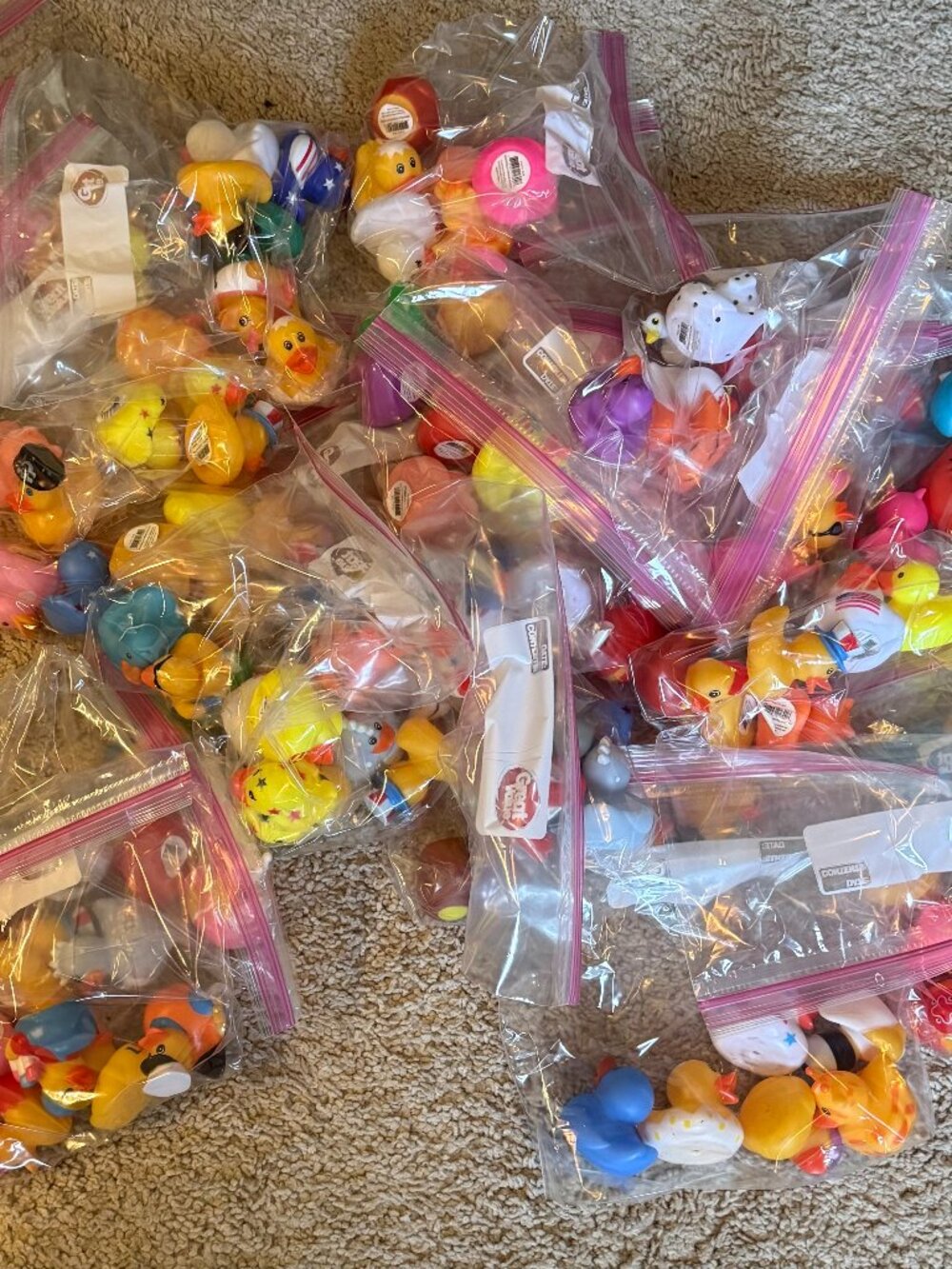 6-Pack Mystery Rubber Ducks – Unique Random Assortment Jeep Ducking Fun